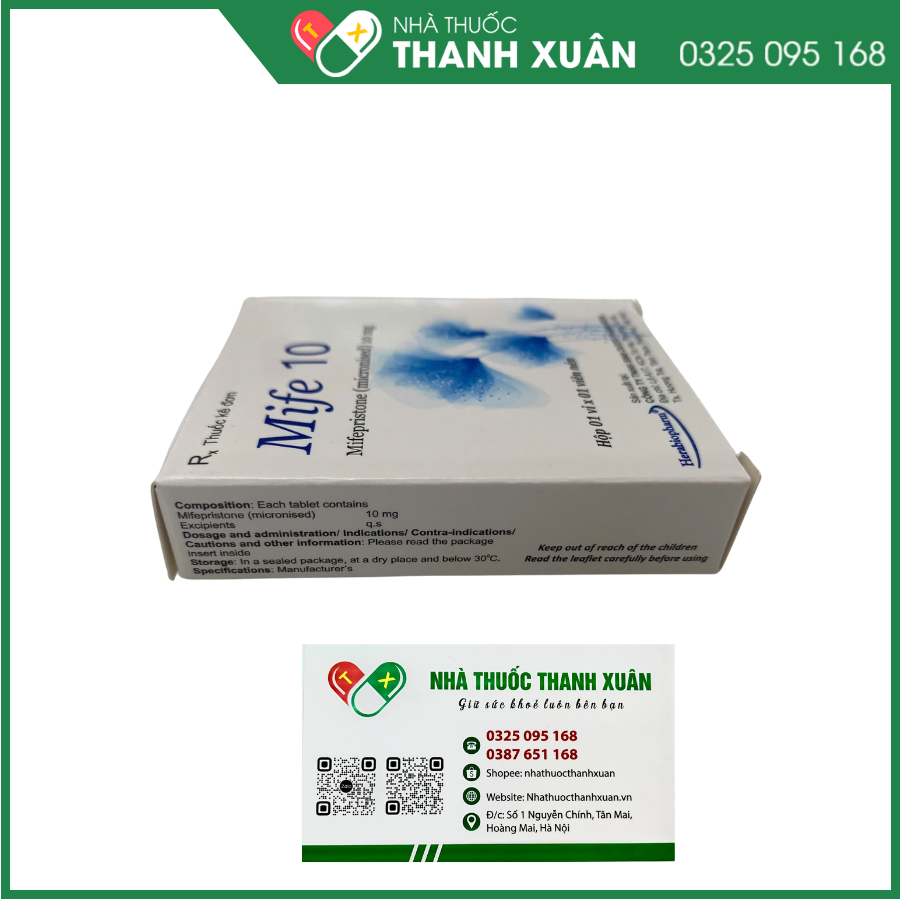 Mife 10 thuốc tránh thai khẩn cấp dùng trong 120 giờ